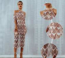 Load image into Gallery viewer, Sequinned Fringed Dress
