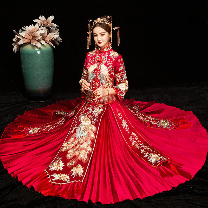 Embroidered Chinese Wedding Costumes